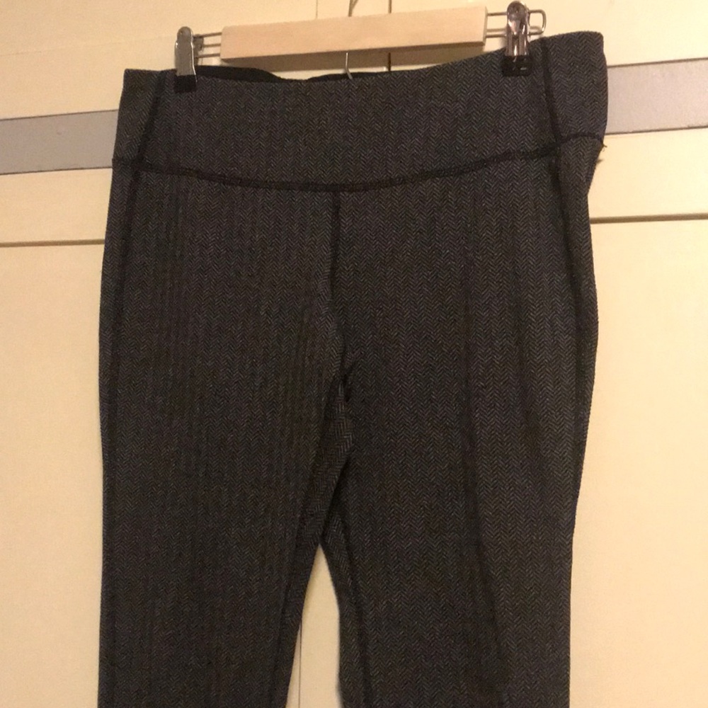 Grey Herringbone Leggings